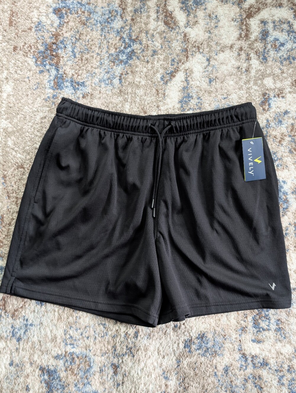 Men’s Black Mesh Shorts